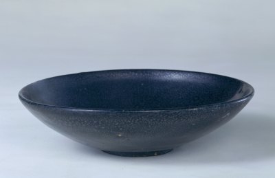 黑釉油滴釉盘