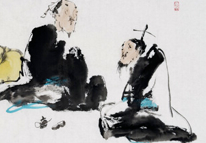 山色空翠欲湿衣——读王大磊的古典人物画